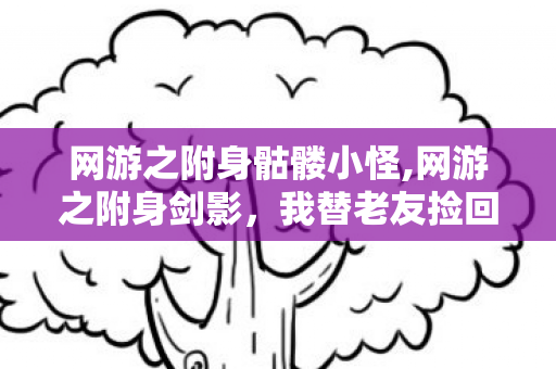 网游之附身骷髅小怪,网游之附身剑影，我替老友捡回了遗失的江湖