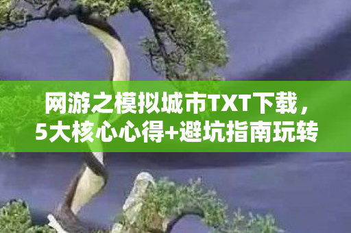 网游之模拟城市TXT下载，5大核心心得+避坑指南玩转网游之模拟城市的终极密码！