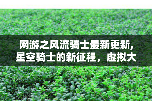 网游之风流骑士最新更新,星空骑士的新征程，虚拟大陆的全新冒险诗篇