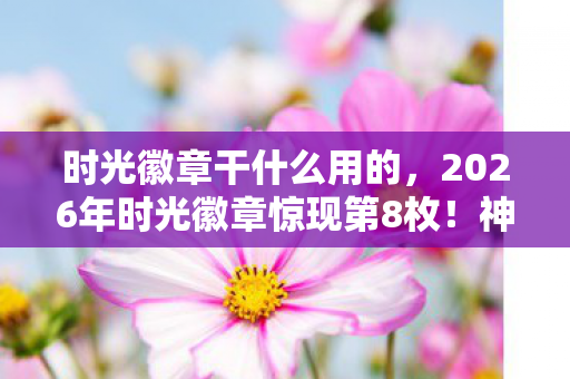 时光徽章干什么用的,2026年时光徽章惊现第8枚!神秘持有者身份成谜引热议 时光徽章干什么用的,2026年时光徽章惊现第8枚!神秘持有者身份成谜引热议