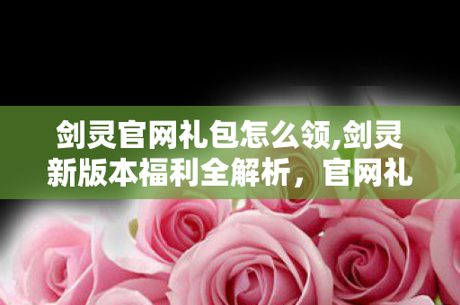 剑灵官网礼包怎么领,剑灵新版本福利全解析，官网礼包领取指南与实用玩法贴士