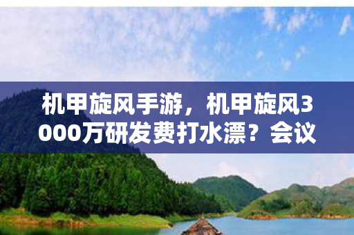 机甲旋风手游,机甲旋风3000万研发费打水漂?会议室惊现内幕,真相让人吓一跳! 机甲旋风手游,机甲旋风3000万研发费打水漂?会议室惊现内幕,真相让人吓一跳!