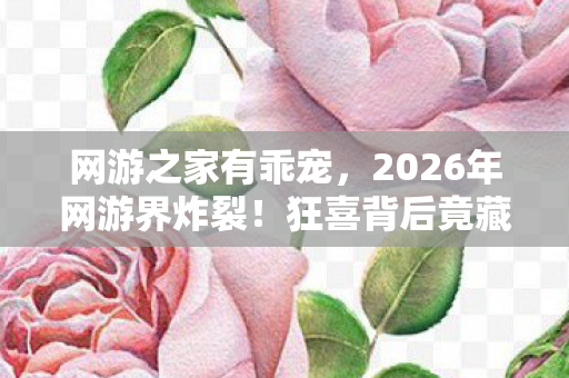 网游之家有乖宠，2026年网游界炸裂！狂喜背后竟藏惊天悬念，玩家何去何从？
