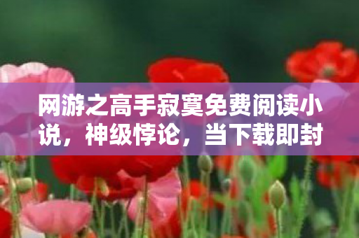 网游之高手寂寞免费阅读小说,神级悖论,当下载即封神的自由,困住千万灵魂于命运齿轮 网游之高手寂寞免费阅读小说,神级悖论,当下载即封神的自由,困住千万灵魂于命运齿轮