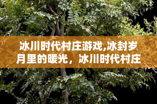 冰川时代村庄游戏,冰封岁月里的暖光,冰川时代村庄的生存图景 冰川时代村庄游戏,冰封岁月里的暖光,冰川时代村庄的生存图景