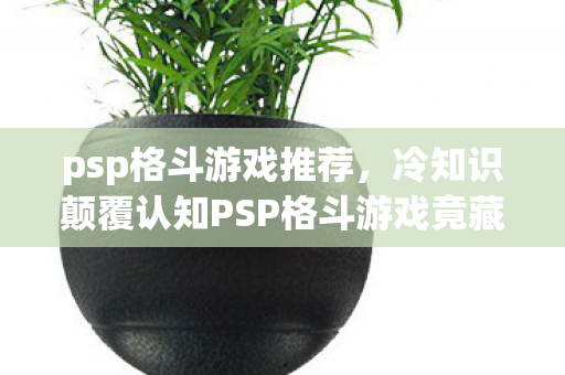 psp格斗游戏推荐，冷知识颠覆认知PSP格斗游戏竟藏着目瞪口呆的时间炸弹设计！