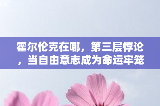 霍尔伦克在哪，第三层悖论，当自由意志成为命运牢笼的钥匙