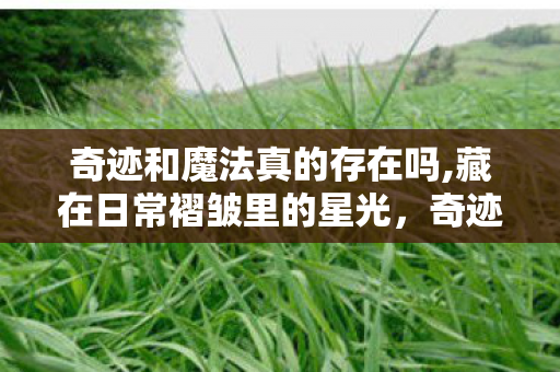 奇迹和魔法真的存在吗,藏在日常褶皱里的星光，奇迹与魔法一直都在