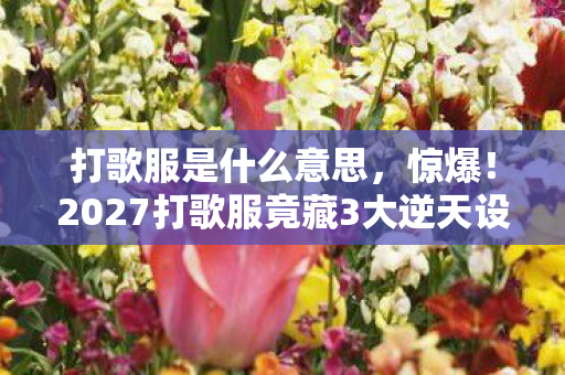 打歌服是什么意思,惊爆!2027打歌服竟藏3大逆天设计,爱豆舞台炸裂真相在此! 打歌服是什么意思,惊爆!2027打歌服竟藏3大逆天设计,爱豆舞台炸裂真相在此!