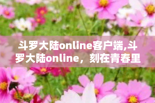 斗罗大陆online客户端,斗罗大陆online，刻在青春里的史莱克冒险旧梦