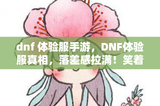 dnf 体验服手游,DNF体验服真相,落差感拉满!笑着笑着,我竟哭着打开了登录界面 dnf 体验服手游,DNF体验服真相,落差感拉满!笑着笑着,我竟哭着打开了登录界面