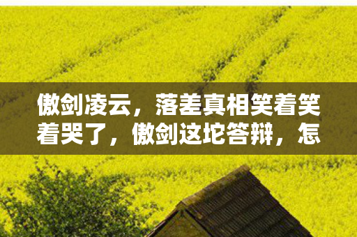 傲剑凌云,落差真相笑着笑着哭了,傲剑这坨答辩,怎么还让我哭着回坑? 傲剑凌云,落差真相笑着笑着哭了,傲剑这坨答辩,怎么还让我哭着回坑?