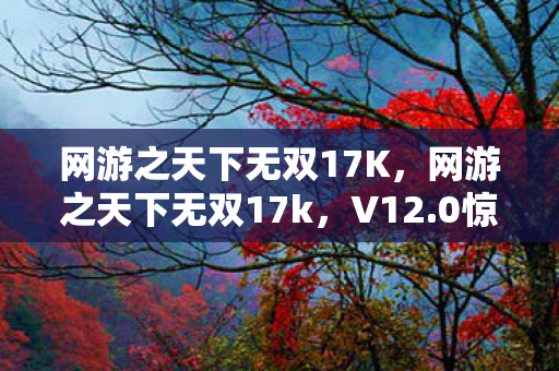 网游之天下无双17K,网游之天下无双17k,V12.0惊现蹊跷设定!老玩家泪目了 网游之天下无双17K,网游之天下无双17k,V12.0惊现蹊跷设定!老玩家泪目了