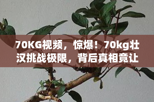 70KG视频，惊爆！70kg壮汉挑战极限，背后真相竟让人心跳加速？！