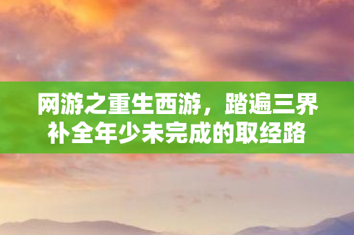 网游之重生西游，踏遍三界补全年少未完成的取经路