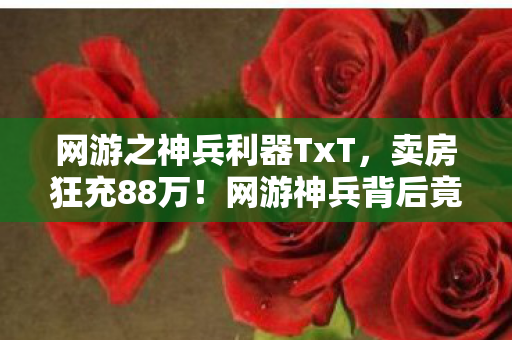 网游之神兵利器TxT,卖房狂充88万!网游神兵背后竟藏离婚协议,吓一跳! 网游之神兵利器TxT,卖房狂充88万!网游神兵背后竟藏离婚协议,吓一跳!