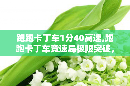 跑跑卡丁车1分40高速,跑跑卡丁车竞速局极限突破,40秒赛道通关的进阶技巧指南 跑跑卡丁车1分40高速,跑跑卡丁车竞速局极限突破,40秒赛道通关的进阶技巧指南
