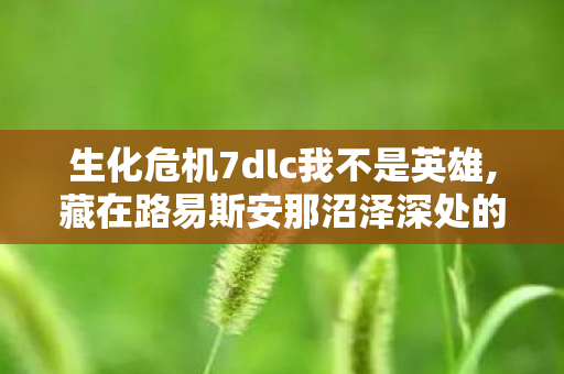 生化危机7dlc我不是英雄,藏在路易斯安那沼泽深处的余烬,生化危机7DLC的惊喜补全 生化危机7dlc我不是英雄,藏在路易斯安那沼泽深处的余烬,生化危机7DLC的惊喜补全