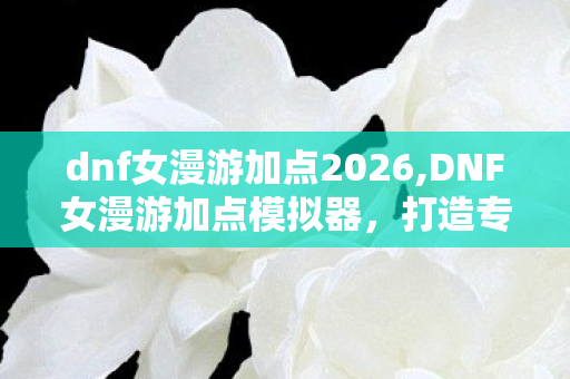 dnf女漫游加点2026,DNF女漫游加点模拟器,打造专属体术枪神的最优配点方案 dnf女漫游加点2026,DNF女漫游加点模拟器,打造专属体术枪神的最优配点方案