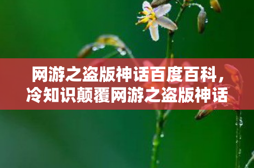 网游之盗版神话百度百科,冷知识颠覆网游之盗版神话,这些设计竟让99%玩家目瞪口呆! 网游之盗版神话百度百科,冷知识颠覆网游之盗版神话,这些设计竟让99%玩家目瞪口呆!