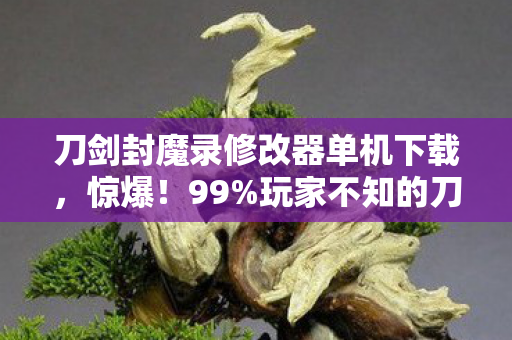 刀剑封魔录修改器单机下载,惊爆!99%玩家不知的刀剑封魔录修改器隐藏神技,速来围观! 刀剑封魔录修改器单机下载,惊爆!99%玩家不知的刀剑封魔录修改器隐藏神技,速来围观!