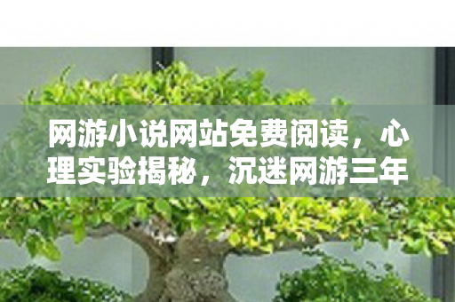网游小说网站免费阅读，心理实验揭秘，沉迷网游三年，细思极恐的自我囚禁