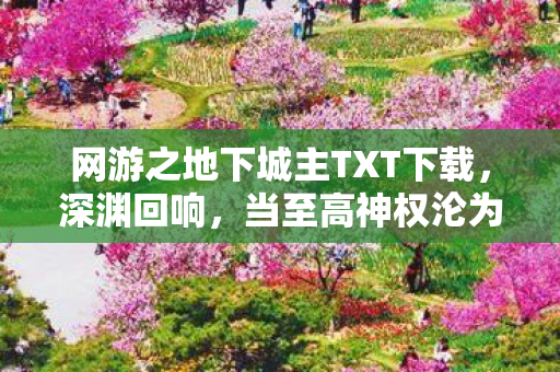 网游之地下城主TXT下载,深渊回响,当至高神权沦为命运囚徒,你的抽卡键正在审判存在 网游之地下城主TXT下载,深渊回响,当至高神权沦为命运囚徒,你的抽卡键正在审判存在