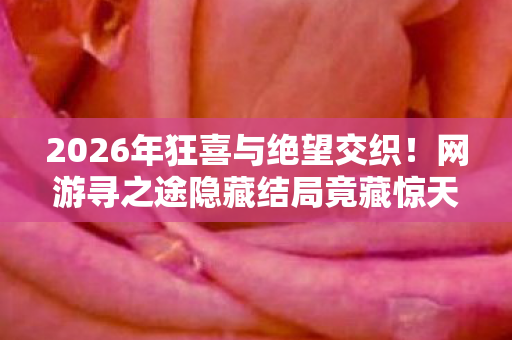 2026年狂喜与绝望交织!网游寻之途隐藏结局竟藏惊天反转? 2026年狂喜与绝望交织!网游寻之途隐藏结局竟藏惊天反转?