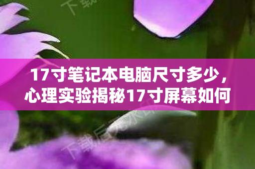 17寸笔记本电脑尺寸多少,心理实验揭秘17寸屏幕如何让你沉迷?多巴胺陷阱细思极恐! 17寸笔记本电脑尺寸多少,心理实验揭秘17寸屏幕如何让你沉迷?多巴胺陷阱细思极恐!