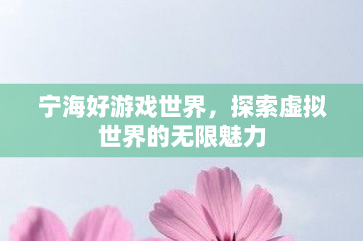 探索虚拟世界的无限魅力图片