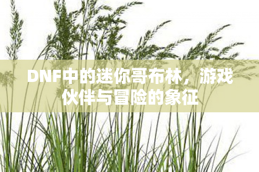 DNF中的迷你哥布林图片