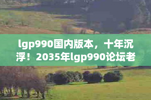 lgp990国内版本,十年沉浮!2035年lgp990论坛老玩家亲述,那些被数据重塑的灵魂 lgp990国内版本,十年沉浮!2035年lgp990论坛老玩家亲述,那些被数据重塑的灵魂