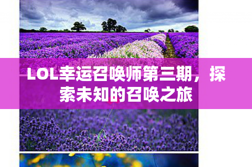 LOL幸运召唤师第三期图片