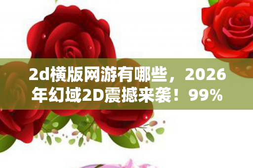 2d横版网游有哪些,2026年幻域2D震撼来袭!99%玩家不知的隐藏剧情曝光? 2d横版网游有哪些,2026年幻域2D震撼来袭!99%玩家不知的隐藏剧情曝光?