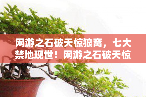 网游之石破天惊狼窝,七大禁地现世!网游之石破天惊十年老玩家揭开终极真相 网游之石破天惊狼窝,七大禁地现世!网游之石破天惊十年老玩家揭开终极真相