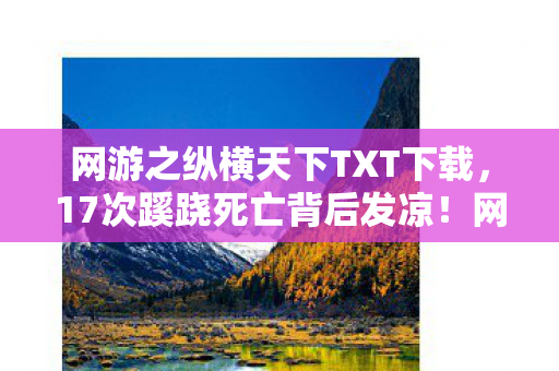 网游之纵横天下TXT下载，17次蹊跷死亡背后发凉！网游世界竟藏惊天阴谋？