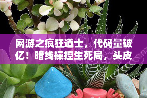 网游之疯狂道士，代码量破亿！暗线操控生死局，头皮发麻的虚拟霸主竟是社恐？