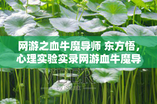 网游之血牛魔导师 东方悟,心理实验实录网游血牛魔导师,沉迷机制下的细思极恐多巴胺陷阱 网游之血牛魔导师 东方悟,心理实验实录网游血牛魔导师,沉迷机制下的细思极恐多巴胺陷阱