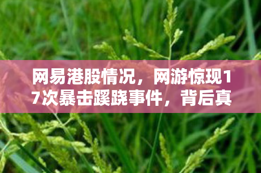 网易港股情况,网游惊现17次暴击蹊跷事件,背后真相让人后背发凉! 网易港股情况,网游惊现17次暴击蹊跷事件,背后真相让人后背发凉!