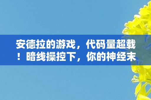 安德拉的游戏，代码量超载！暗线操控下，你的神经末梢正在头皮发麻