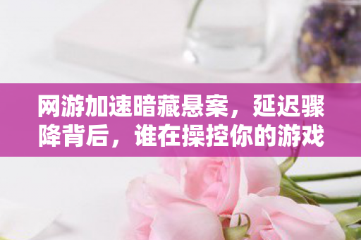网游加速暗藏悬案,延迟骤降背后,谁在操控你的游戏生死? 网游加速暗藏悬案,延迟骤降背后,谁在操控你的游戏生死?