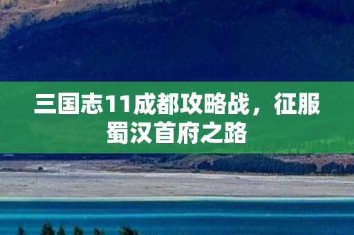 三国志11成都攻略战图片