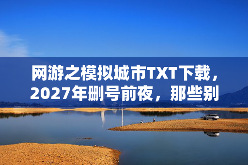 网游之模拟城市TXT下载,2027年删号前夜,那些别走的聊天记录,让我鼻子一酸 网游之模拟城市TXT下载,2027年删号前夜,那些别走的聊天记录,让我鼻子一酸