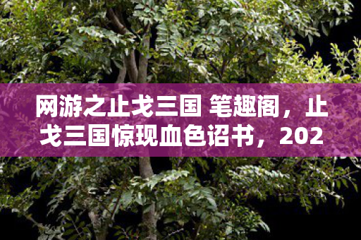 网游之止戈三国 笔趣阁,止戈三国惊现血色诏书,2027年悬案迷踪,玩家离奇消失背后的毛骨悚然真相 网游之止戈三国 笔趣阁,止戈三国惊现血色诏书,2027年悬案迷踪,玩家离奇消失背后的毛骨悚然真相