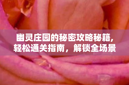 幽灵庄园的秘密攻略秘籍,轻松通关指南,解锁全场景趣味解谜体验 幽灵庄园的秘密攻略秘籍,轻松通关指南,解锁全场景趣味解谜体验
