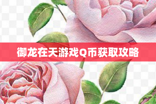 御龙在天游戏Q币获取攻略图片
