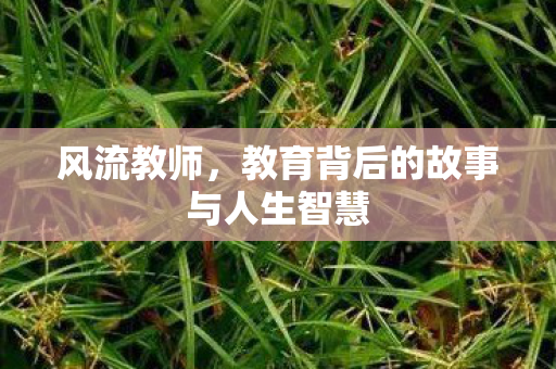 教育背后的故事与人生智慧图片