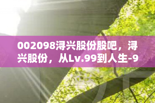 002098浔兴股份股吧，浔兴股份，从Lv.99到人生-99，虚拟王者的现实悖论与灵魂震颤