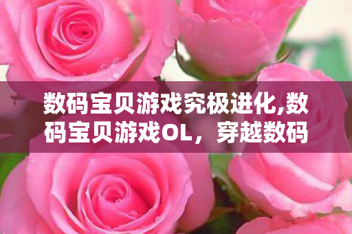 数码宝贝游戏究极进化,数码宝贝游戏OL,穿越数码大门的童年冒险回响 数码宝贝游戏究极进化,数码宝贝游戏OL,穿越数码大门的童年冒险回响