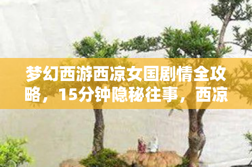 梦幻西游西凉女国剧情全攻略，15分钟隐秘往事，西凉女国城墙下，我曾哽咽着说再见